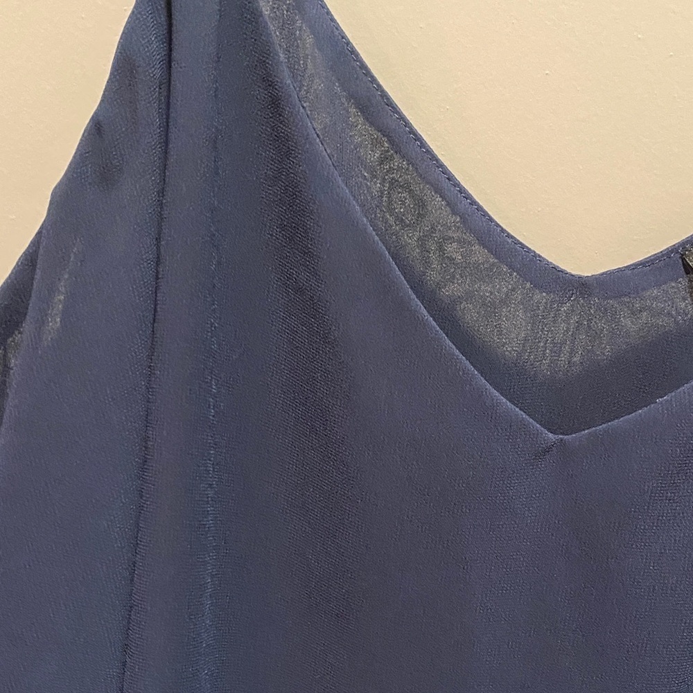 Torrid Navy Blue Cami Sophie Tank Double Layer Plus Size 2X Layering Top - Picture 3 of 6